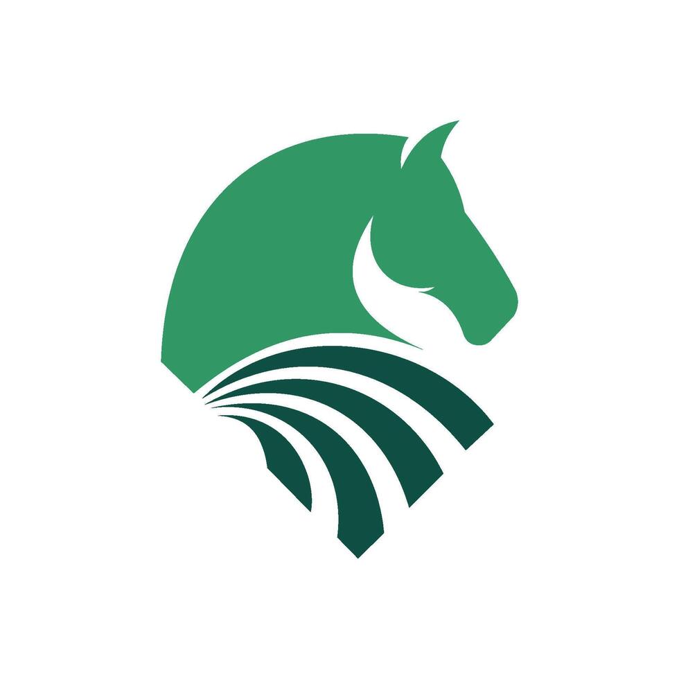 Animal horse logo vector design template