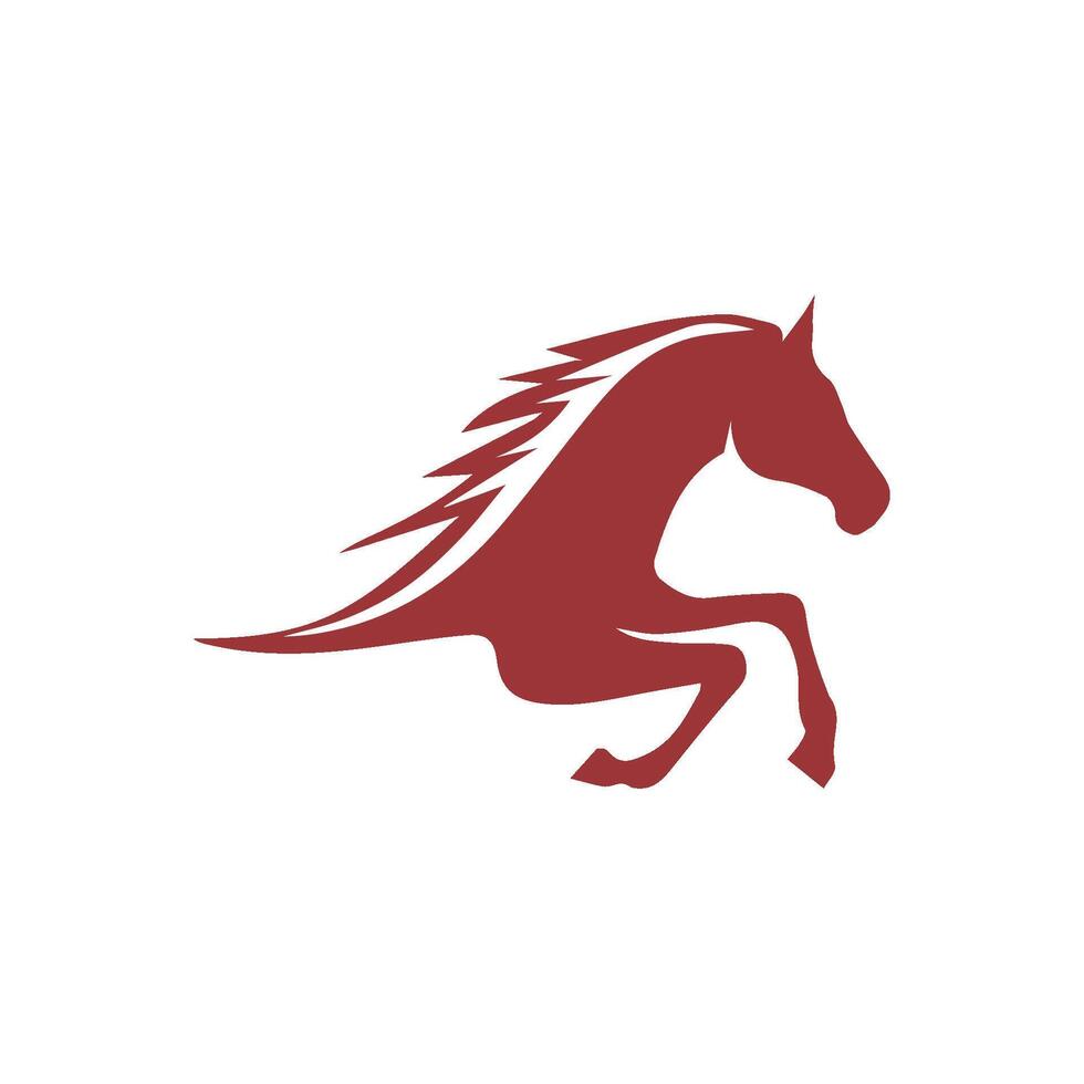 Animal horse logo vector design template