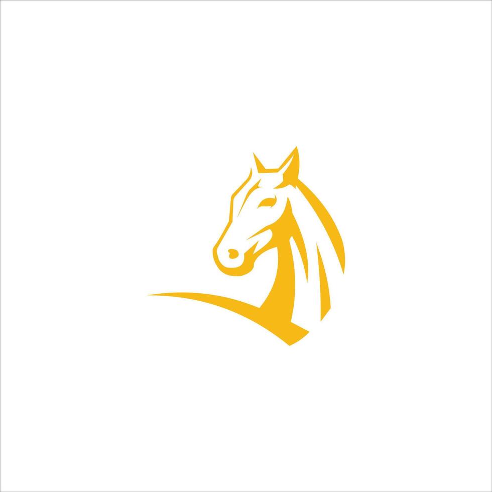 Animal horse logo vector design template