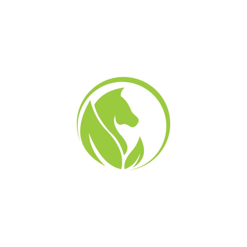 Animal horse logo vector design template