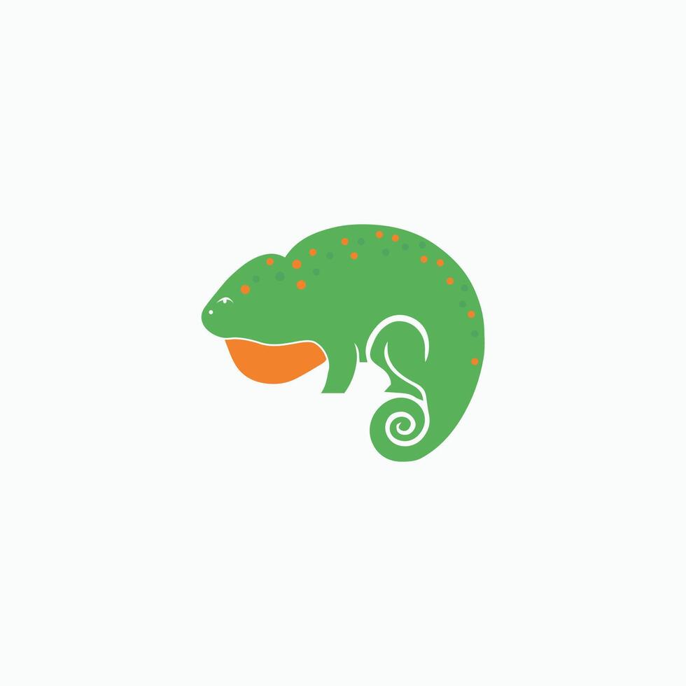 Gecko Lizard Logo Vector Design Template