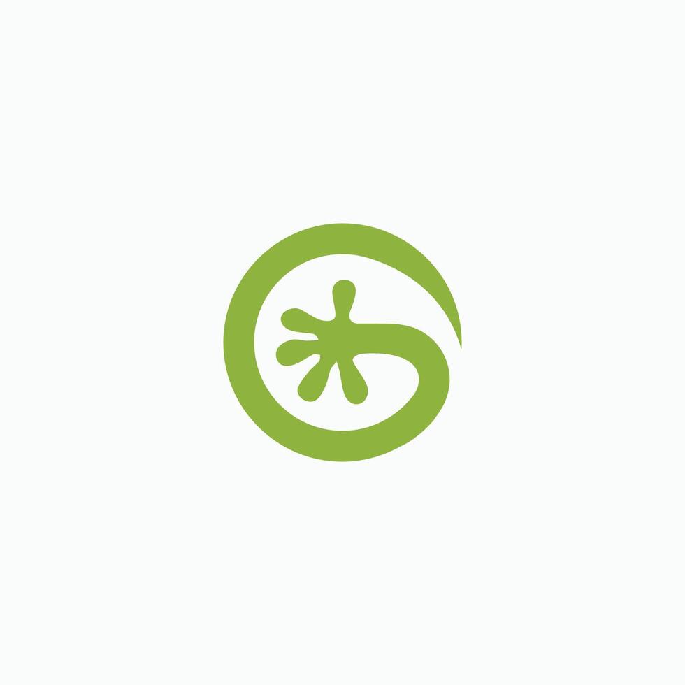 Gecko Lizard Logo Vector Design Template