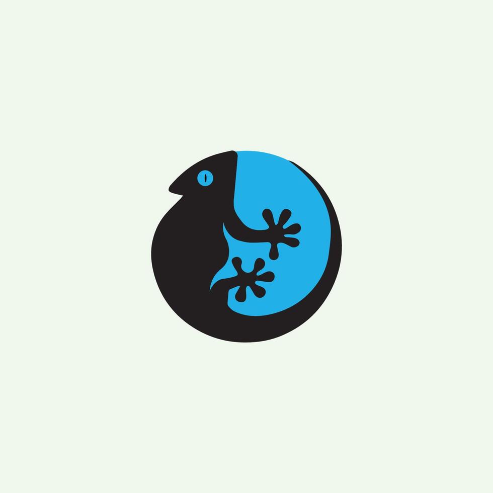 Gecko Lizard Logo Vector Design Template