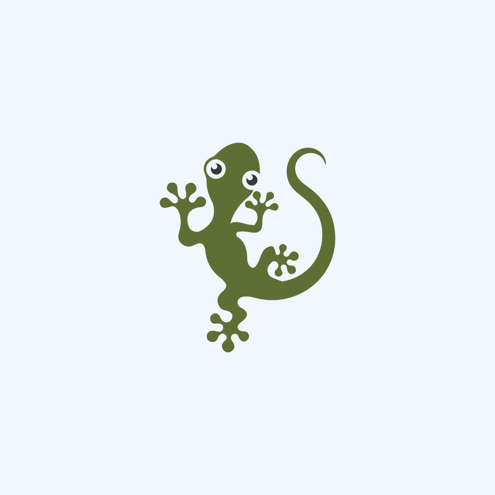 Gecko Lizard Logo Vector Design Template