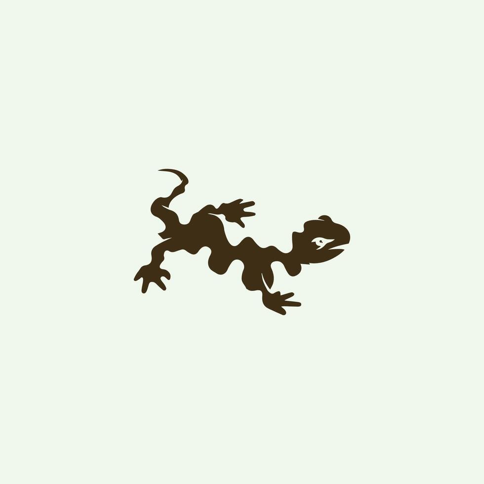 Gecko Lizard Logo Vector Design Template