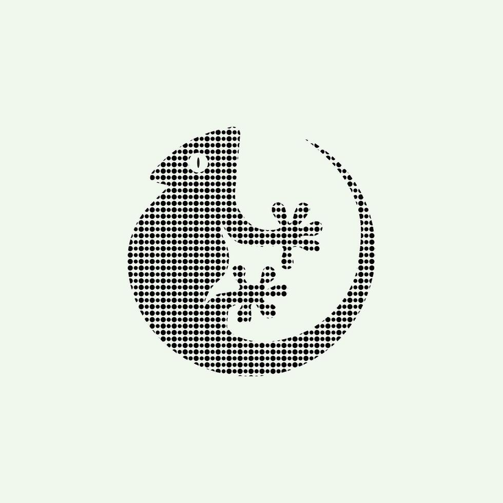 Gecko Lizard Logo Vector Design Template