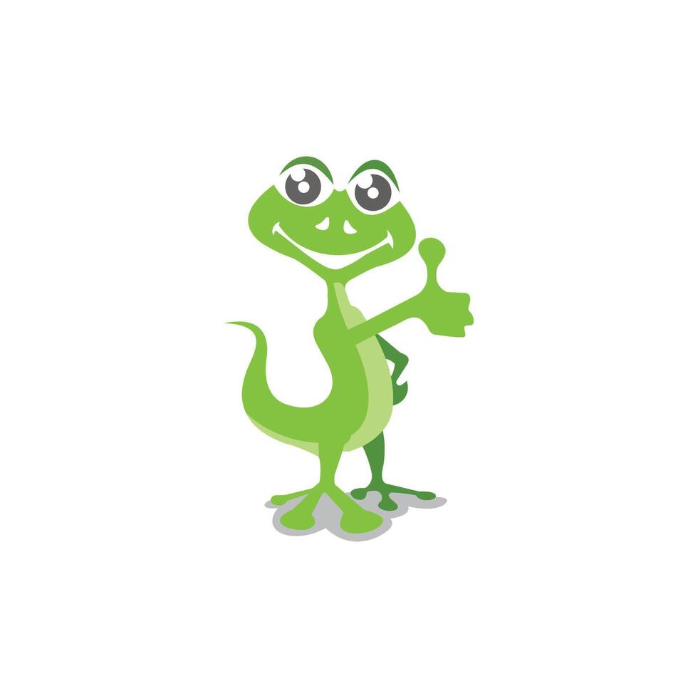 Gecko Lizard Logo Vector Design Template