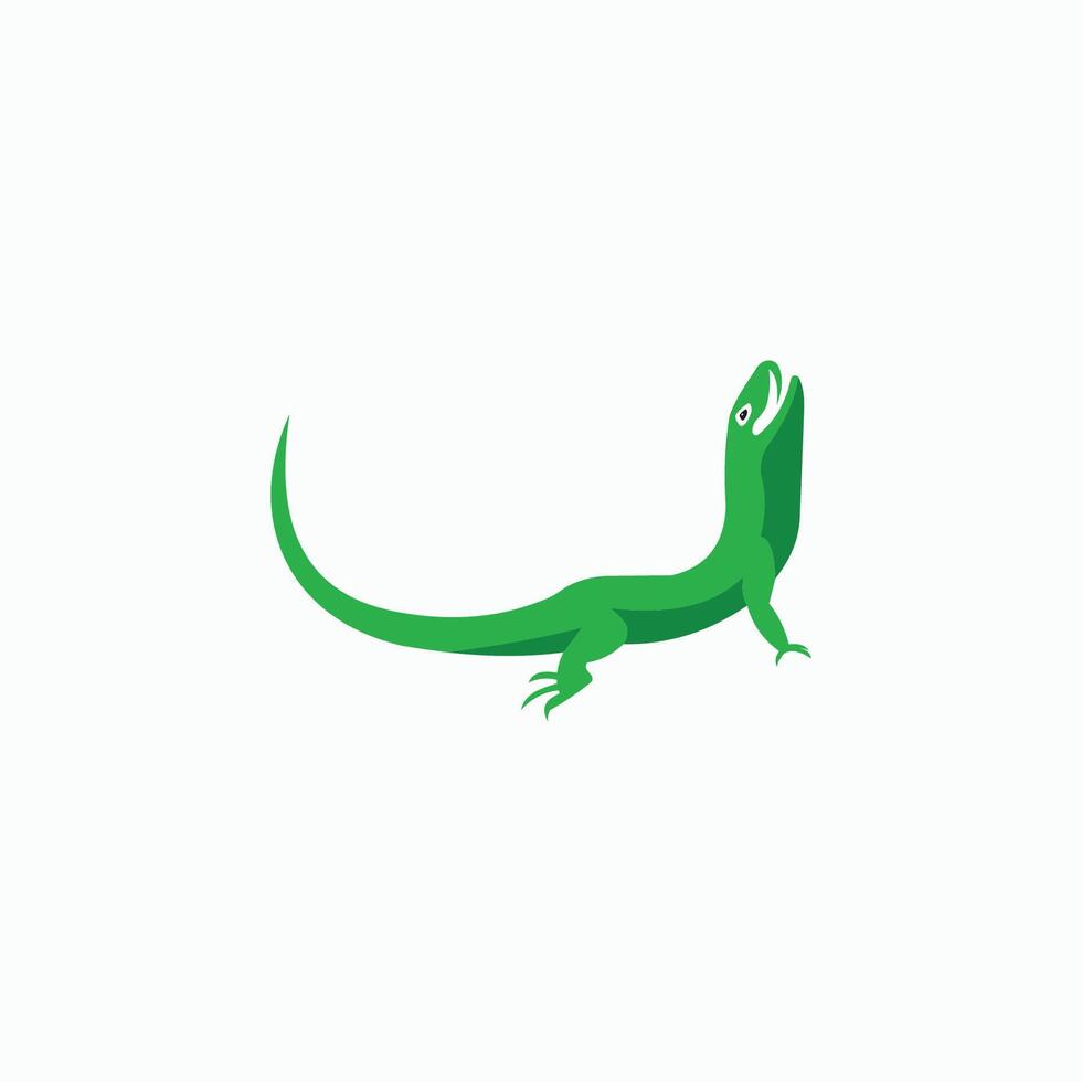 Gecko Lizard Logo Vector Design Template