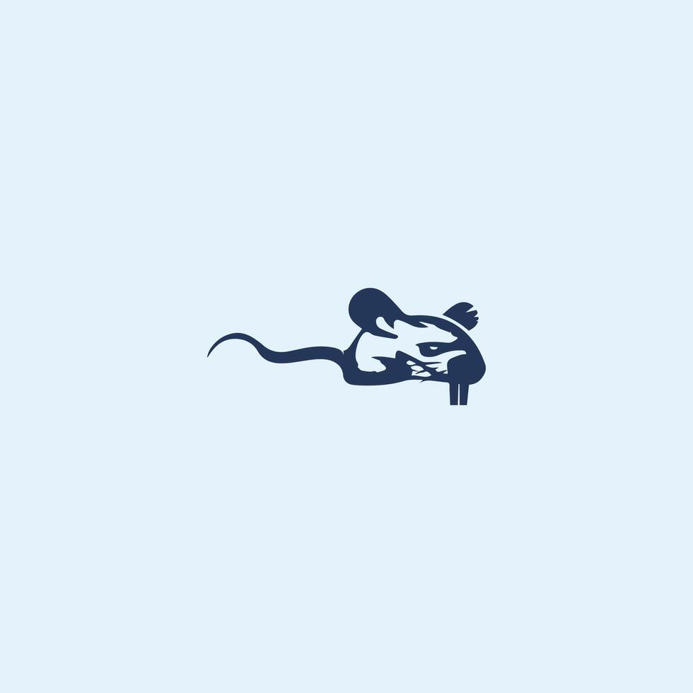 Rat logo vector design template