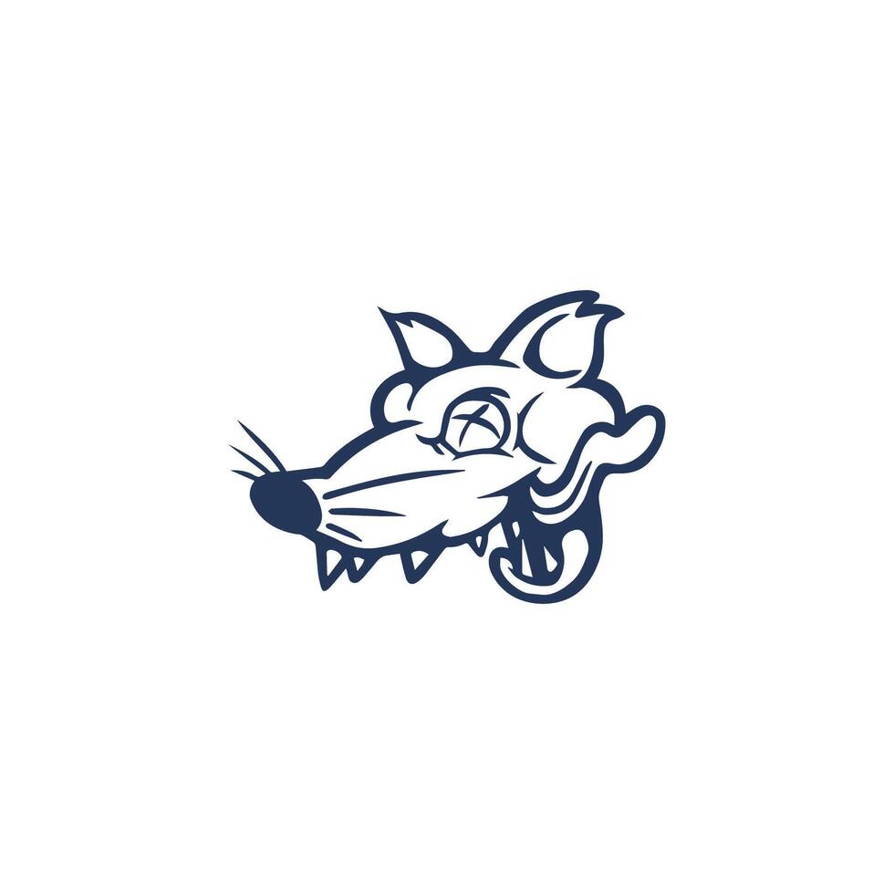 Rat logo vector design template