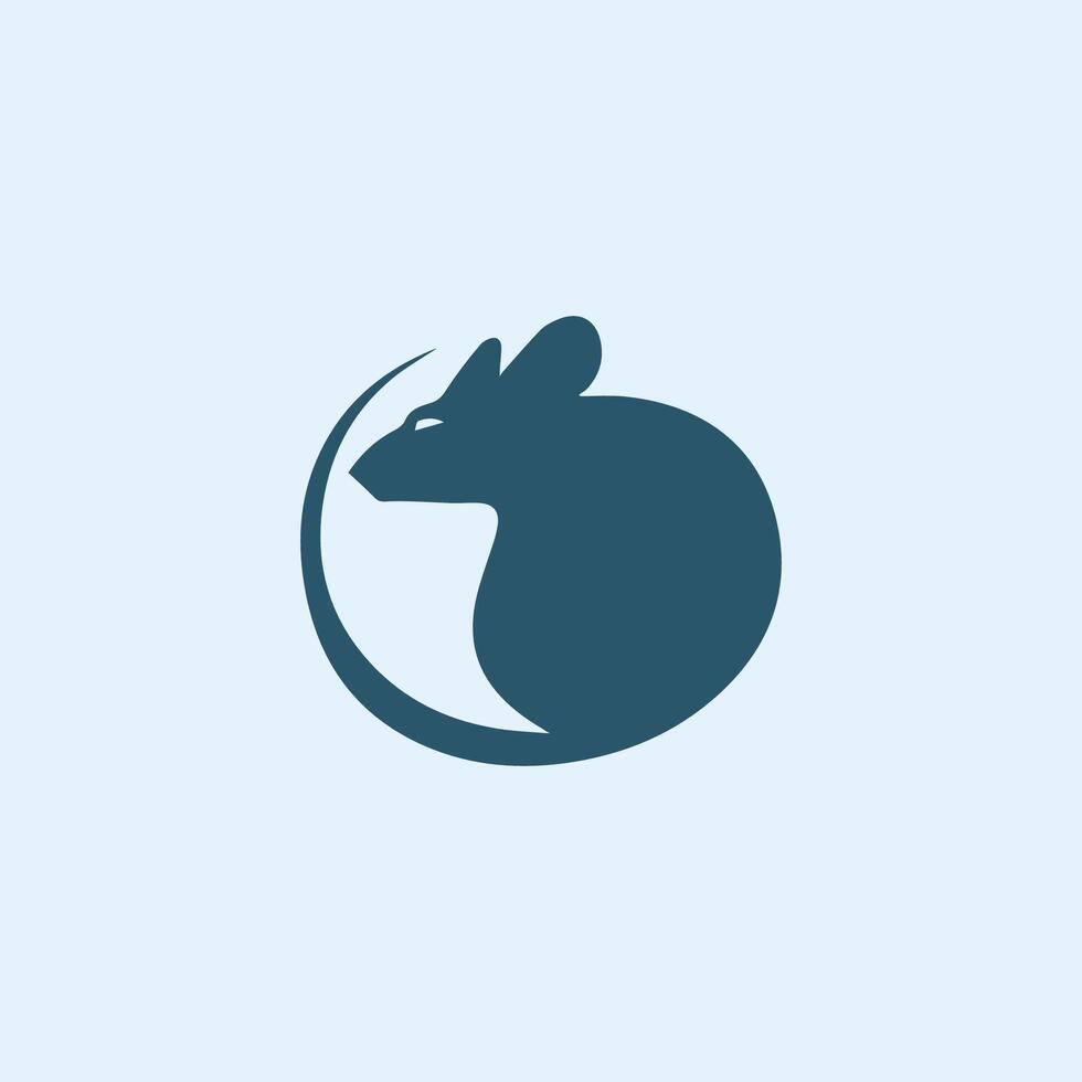 Rat logo vector design template