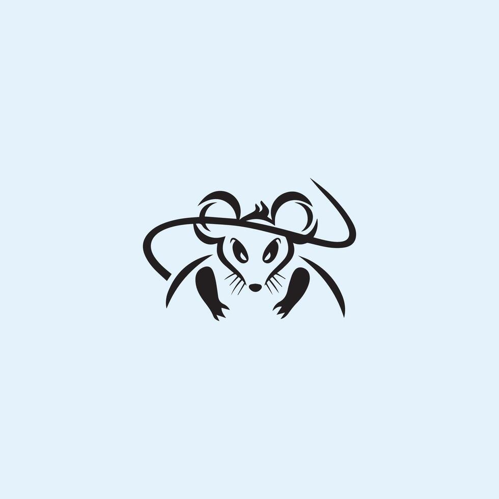 Rat logo vector design template