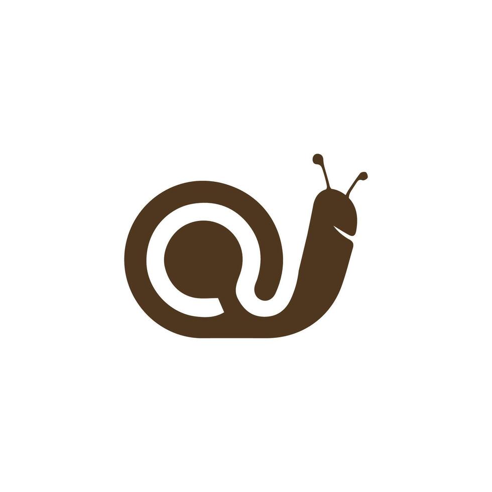 Snail Logo Vector design Template