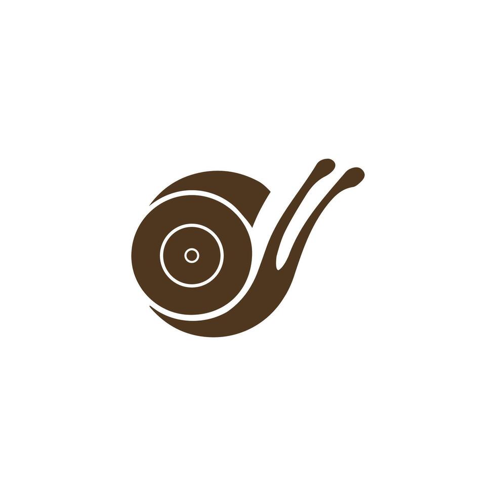 Snail Logo Vector design Template