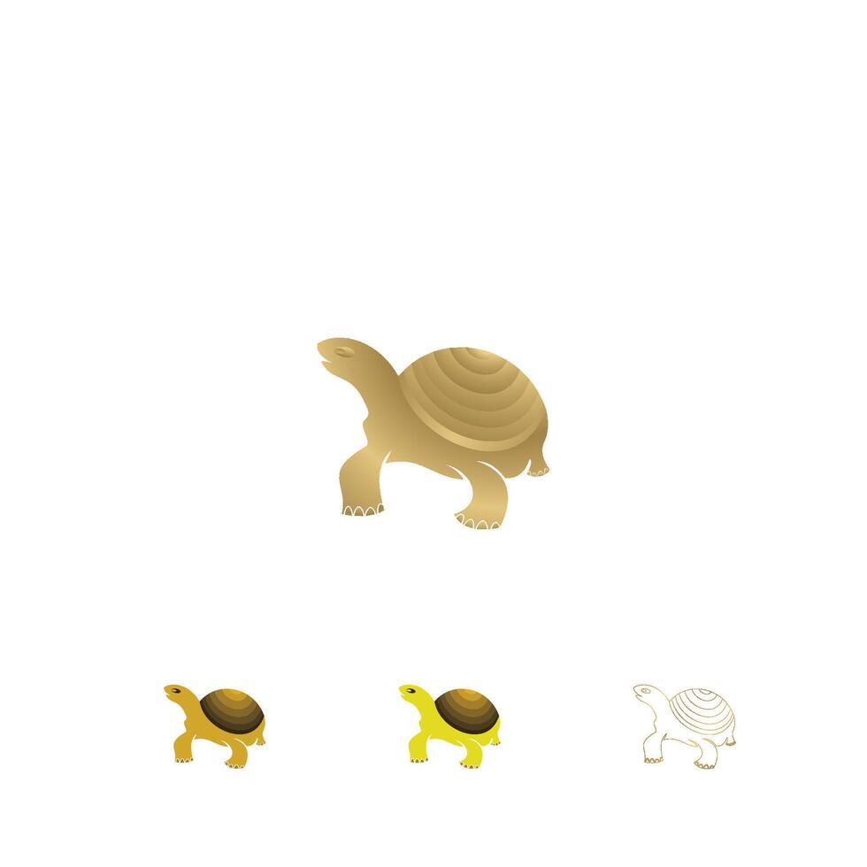 Tortuga diseño logo vector. Tortuga animal vector