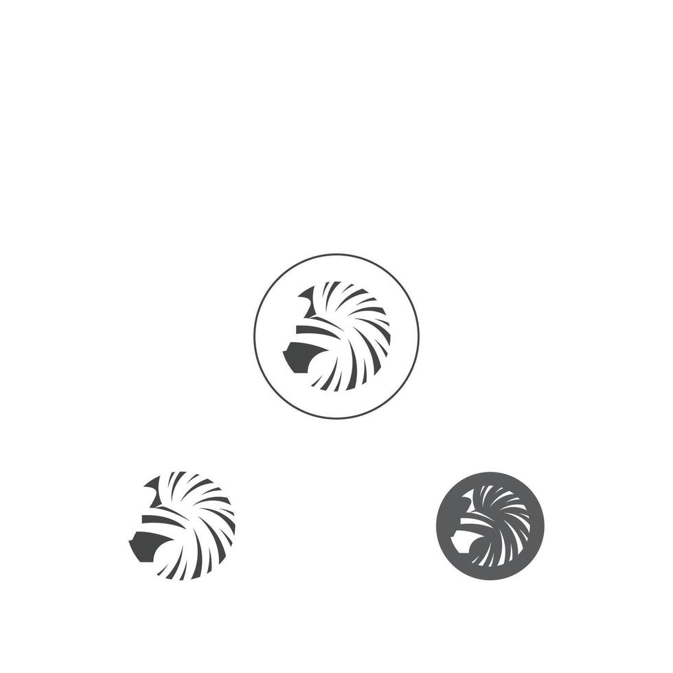 Zebra Logo Design Inspiration. Zebra logo on white background vector