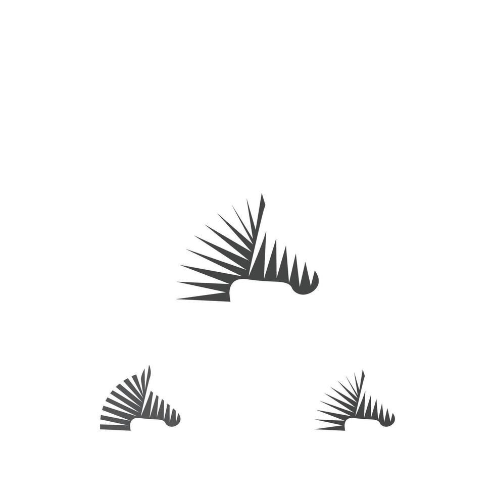 Zebra Logo Design Inspiration. Zebra logo on white background vector