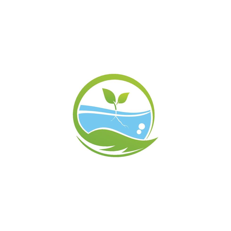Lap Plant Logo Design Template vector