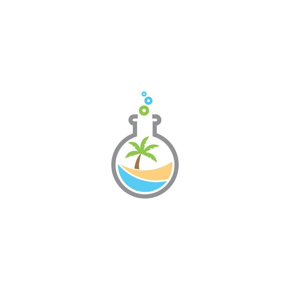 Lap Plant Logo Design Template vector