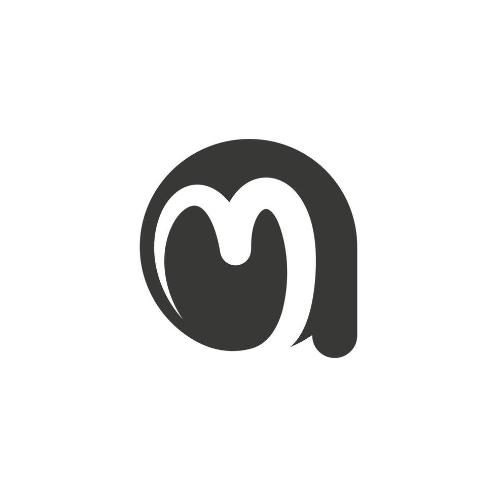 Alphabet letters Initials Monogram logo AM, MA, A and M vector
