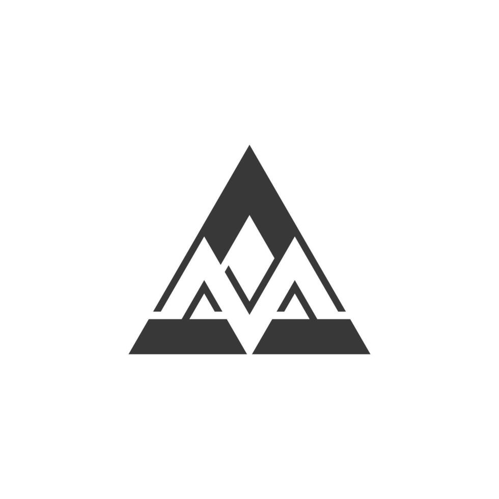 Alphabet letters Initials Monogram logo AM, MA, A and M vector