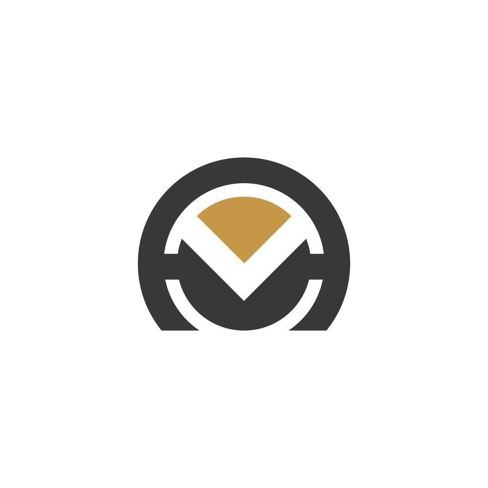 AM, MA, A AND M Abstract initial monogram letter alphabet logo design vector
