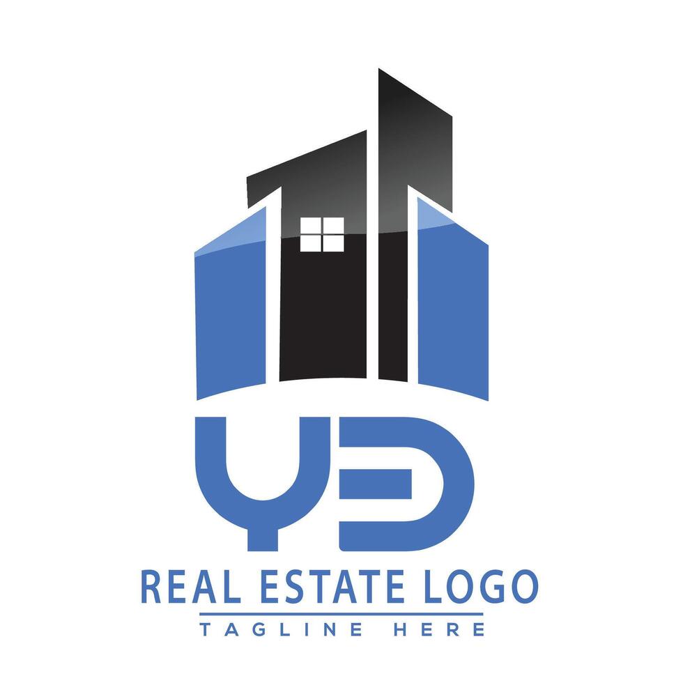 YB Real Estate Logo Design House Logo Stock Vector. 38479161 Vector Art