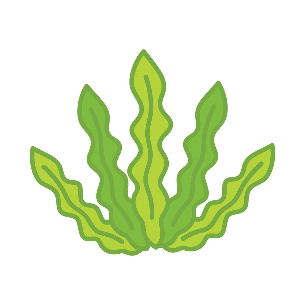 seaweed icon vector design template in white background