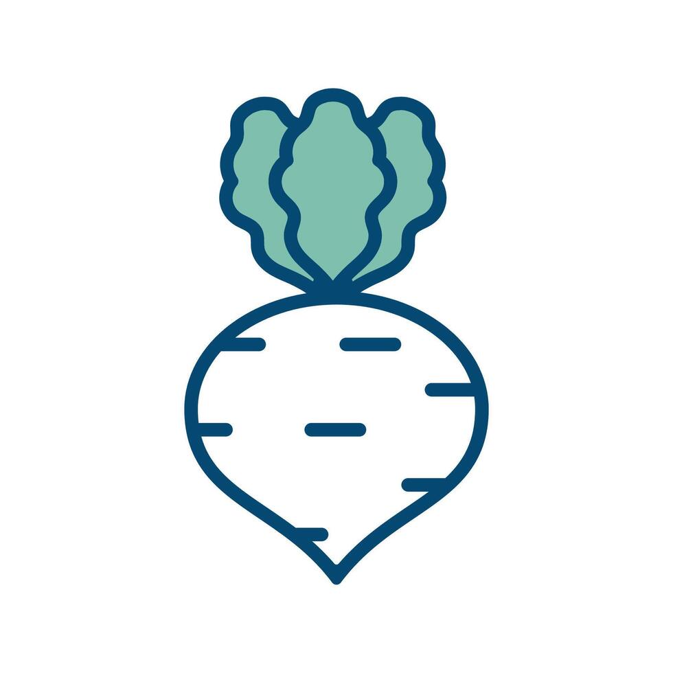 radish icon vector design template in white background