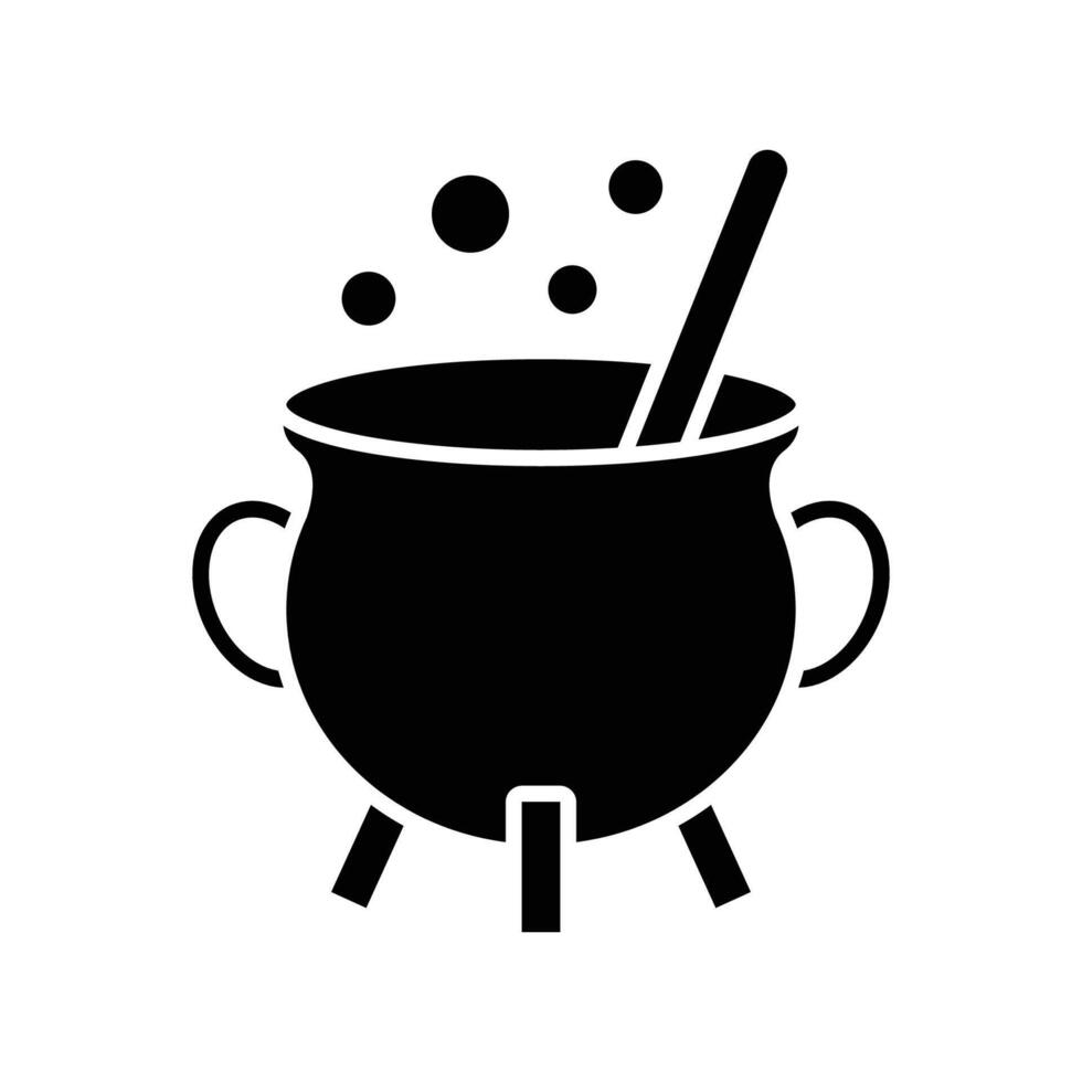 cauldron icon vector design template in white background