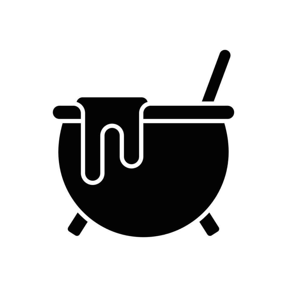 cauldron icon vector design template in white background