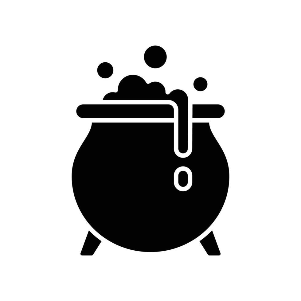 cauldron icon vector design template in white background