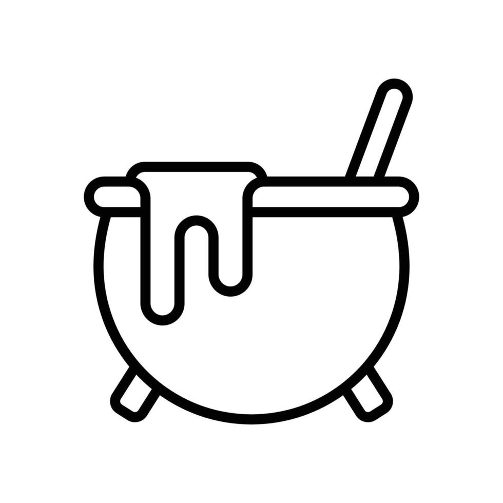 cauldron icon vector design template in white background