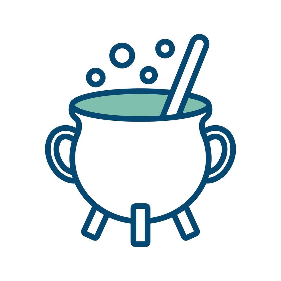 cauldron icon vector design template in white background