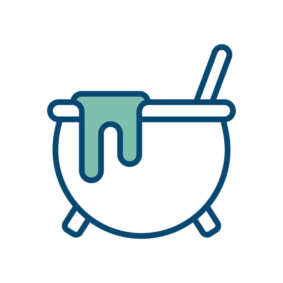 cauldron icon vector design template in white background