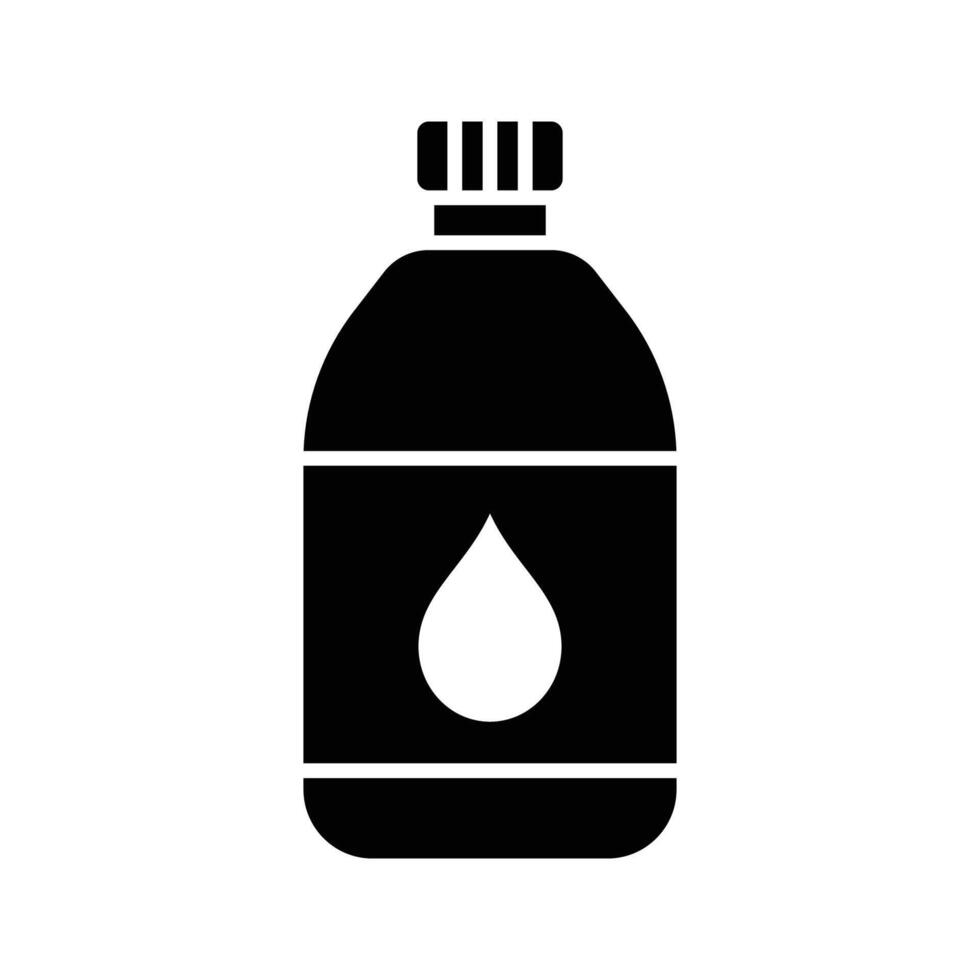 agua botella icono vector diseño modelo en blanco antecedentes