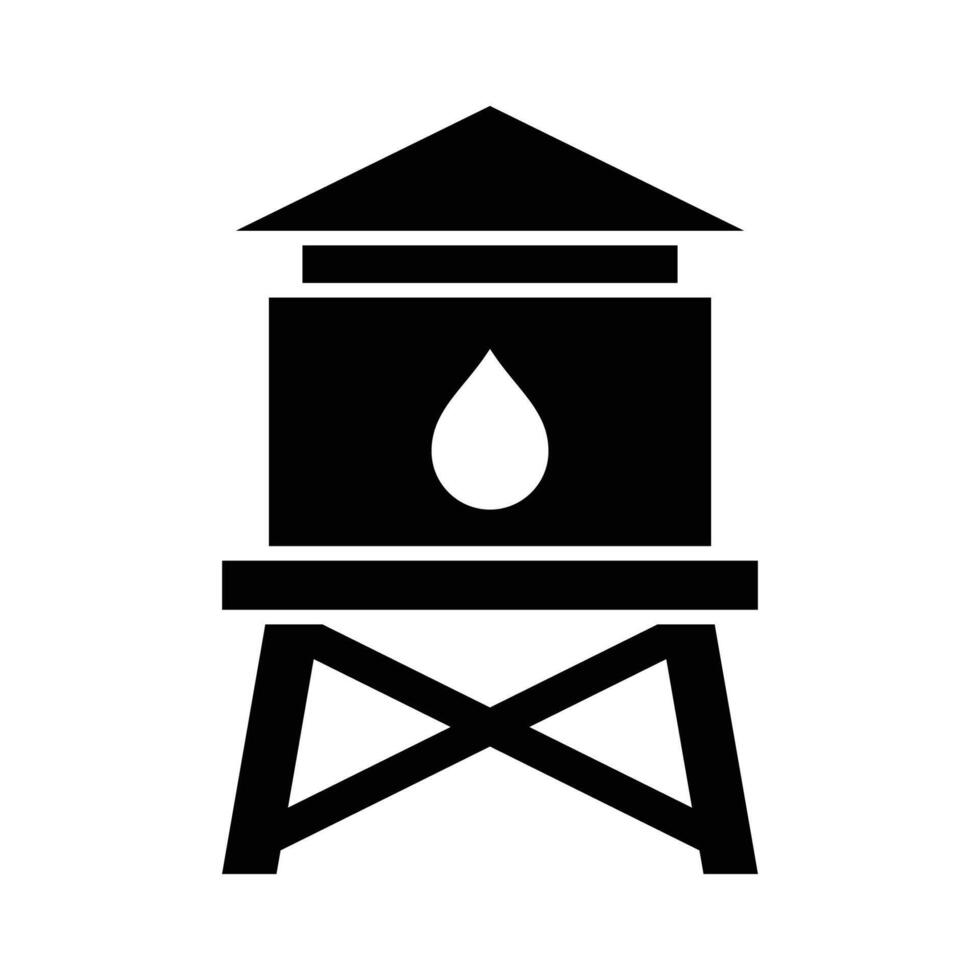 water tank icon vector design template in white background