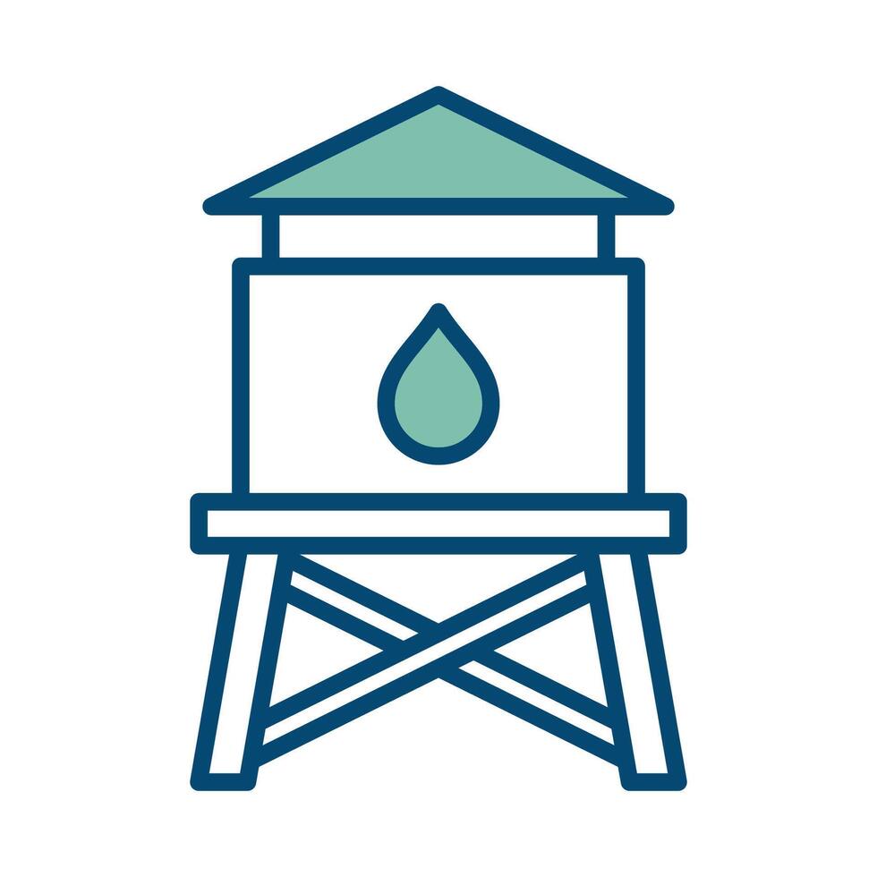 water tank icon vector design template in white background