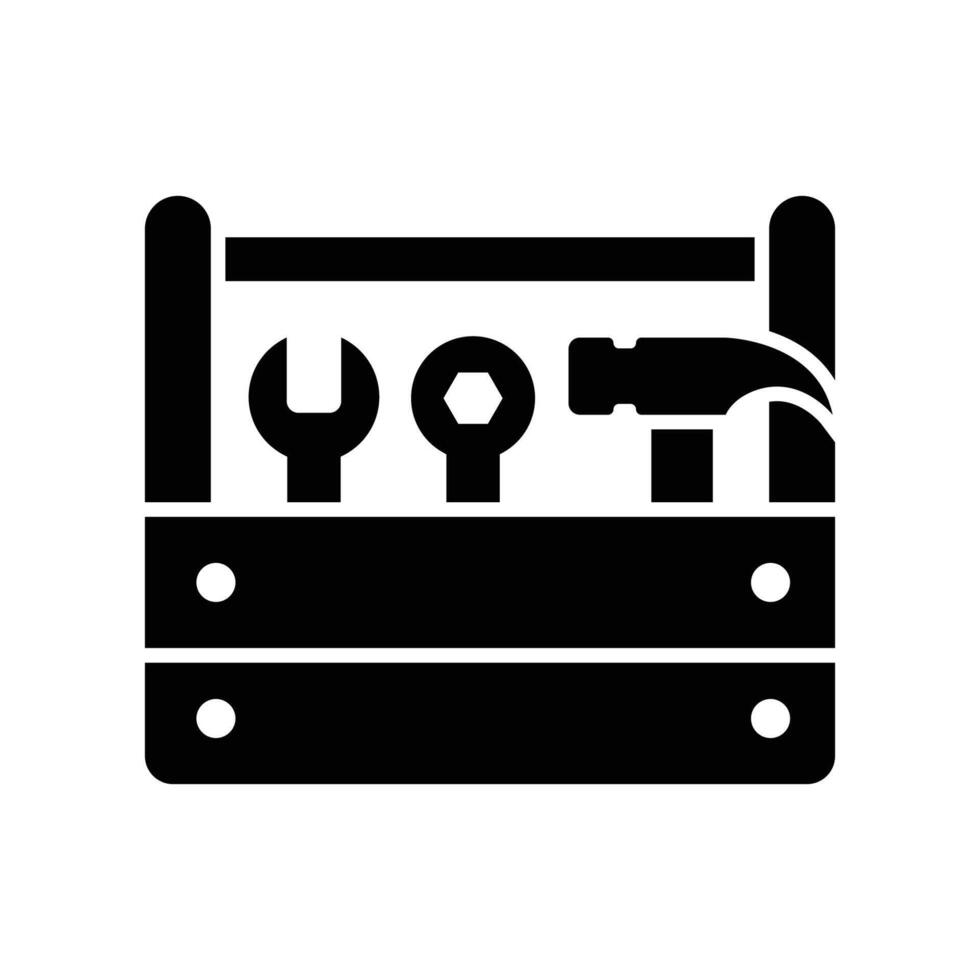 toolbox icon vector design template in white background