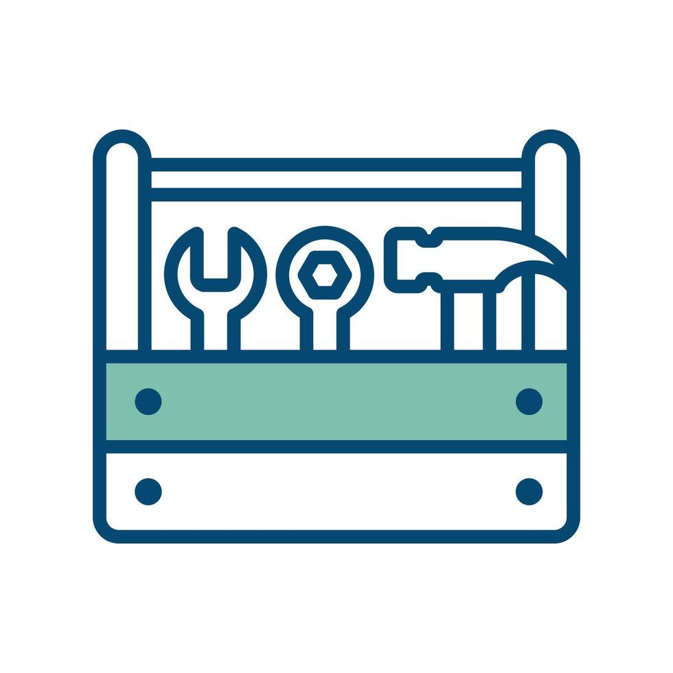 toolbox icon vector design template in white background