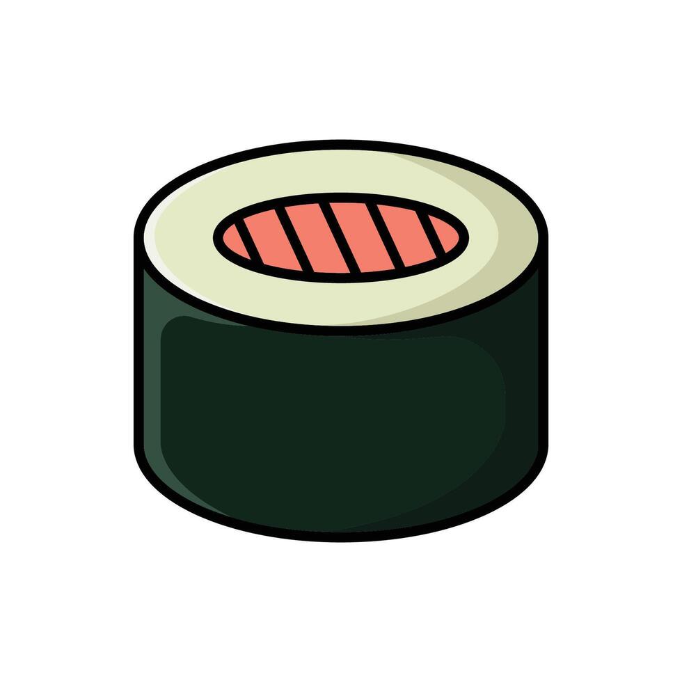sushi icon vector design template in white background