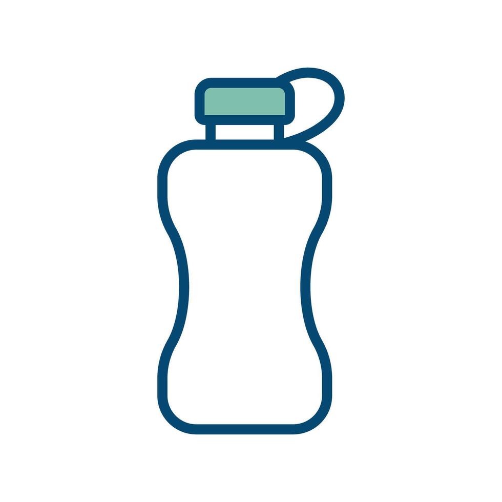 agua botella icono vector diseño modelo en blanco antecedentes