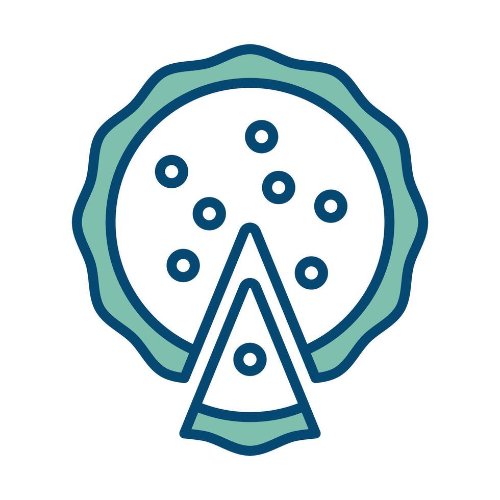 pie icon vector design template in white background