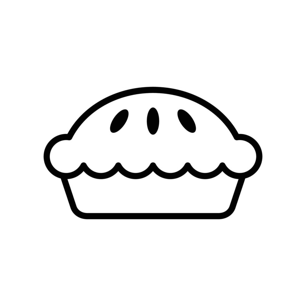 pie icon vector design template in white background