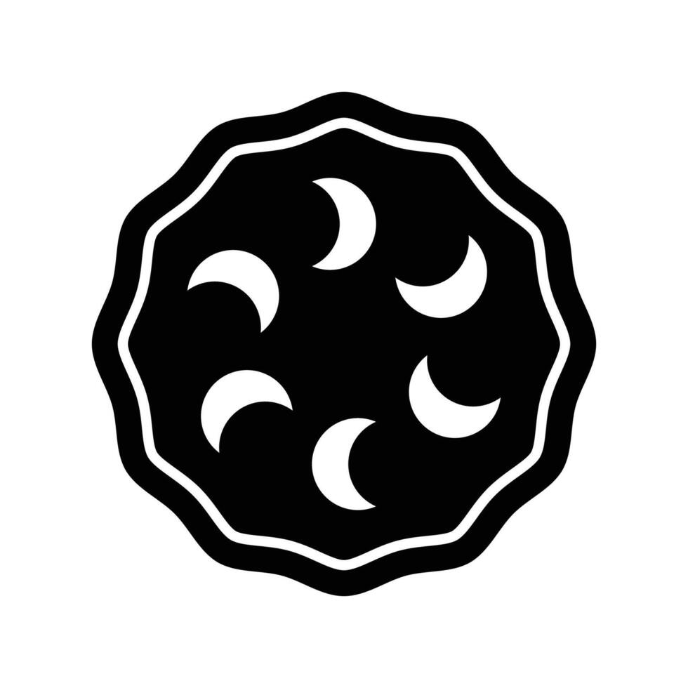 pie icon vector design template in white background