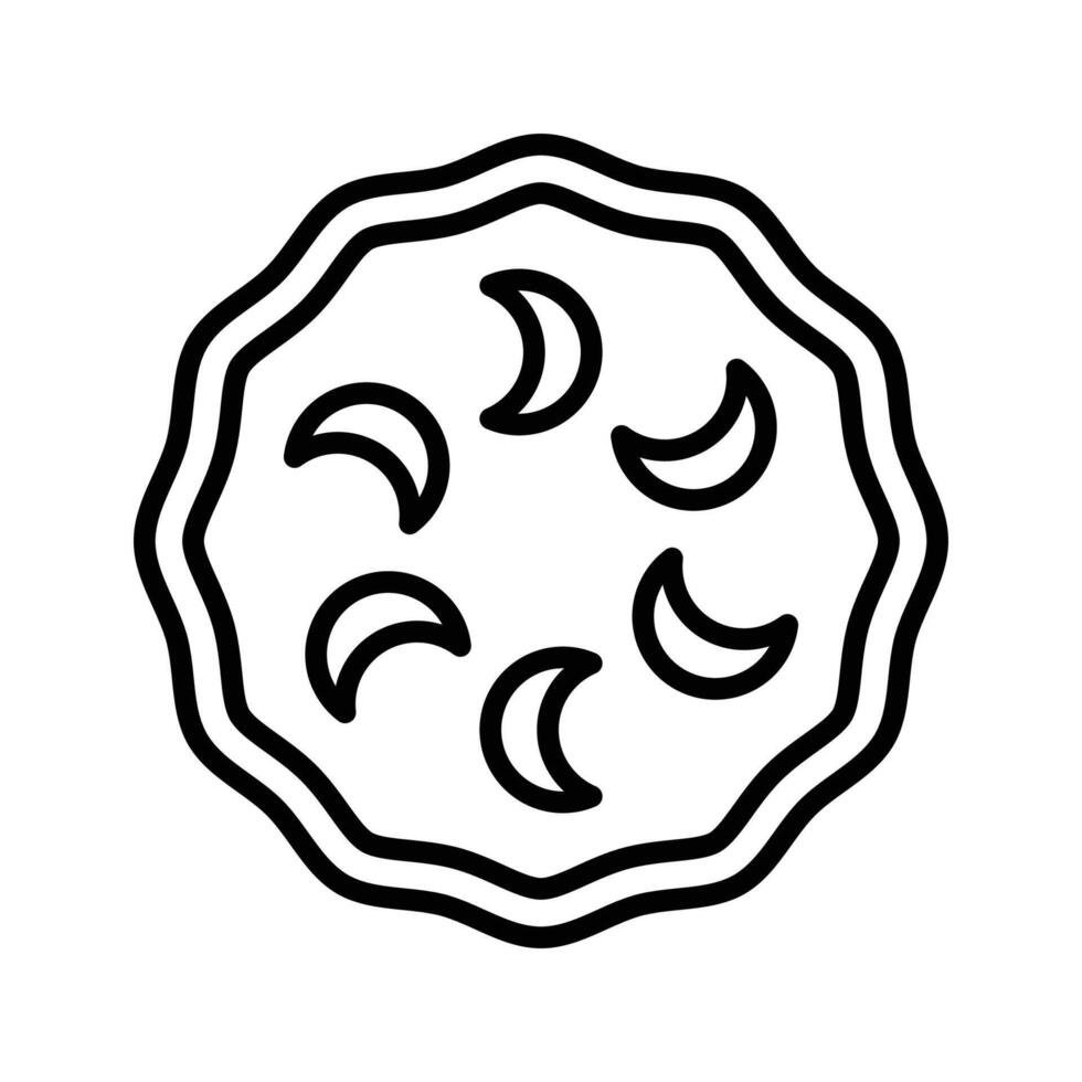 pie icon vector design template in white background