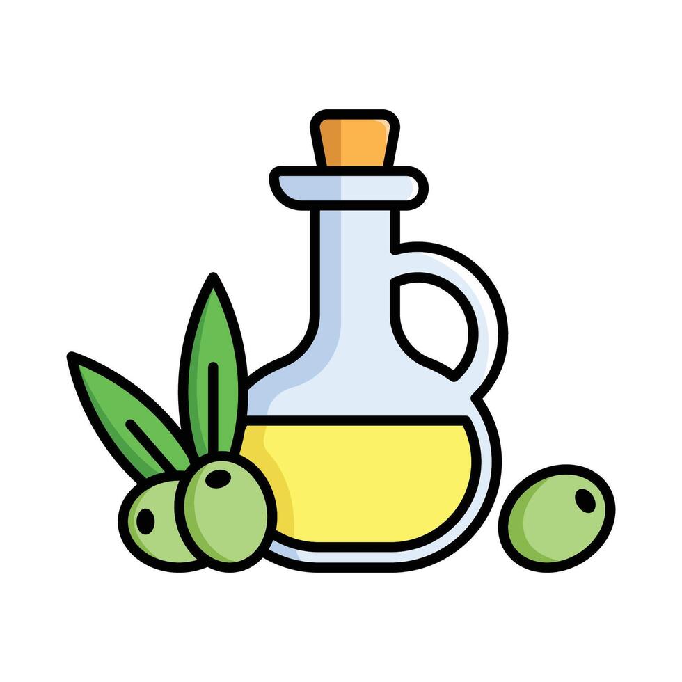 olive oil icon vector design template in white background