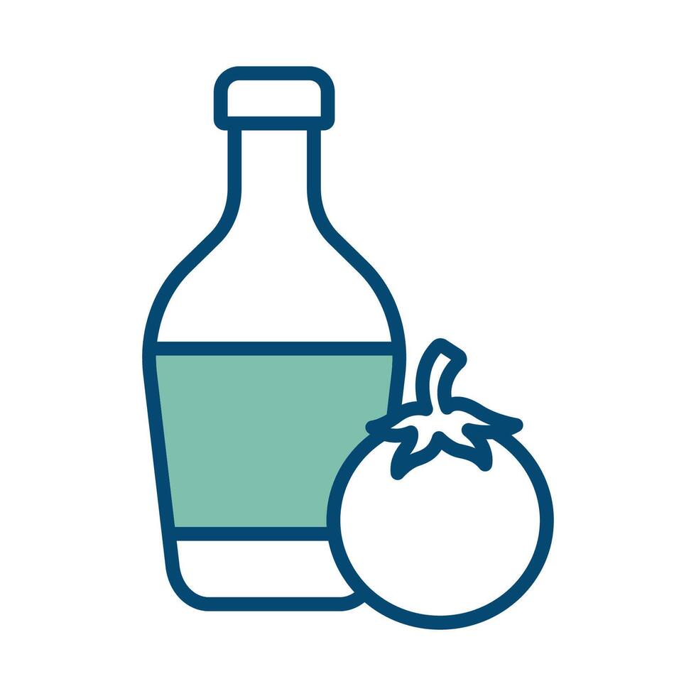 ketchup icon vector design template in white background