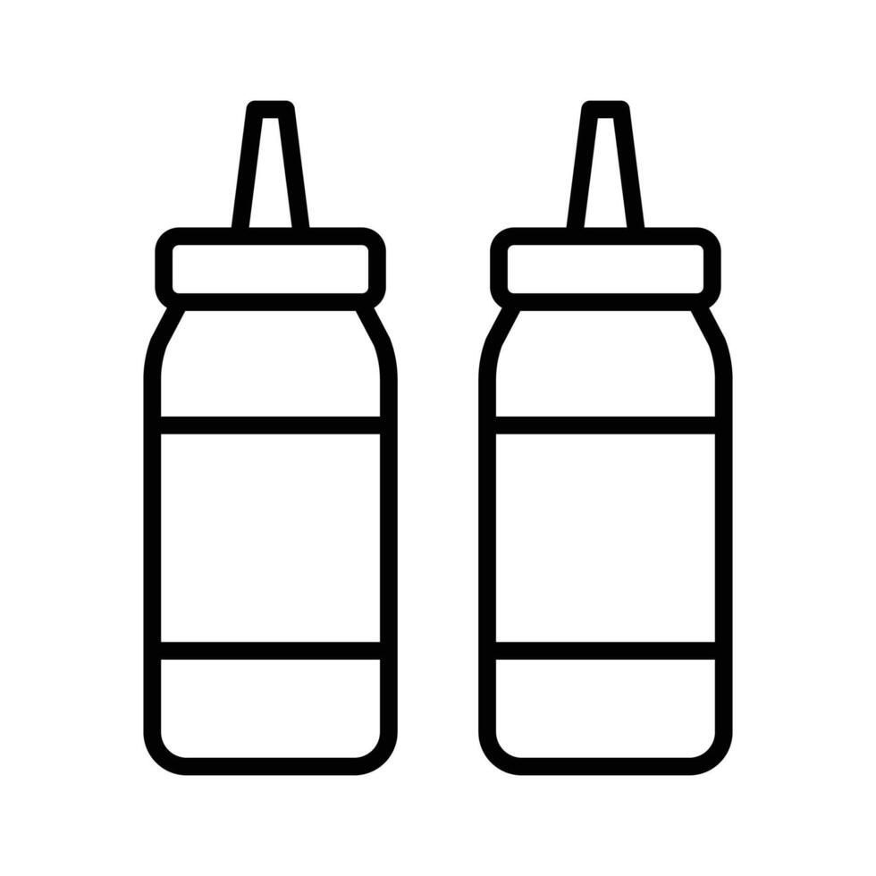 ketchup icon vector design template in white background