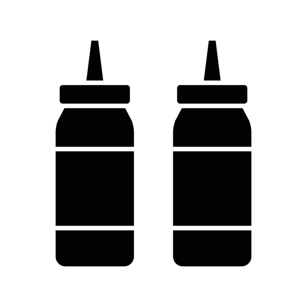 ketchup icon vector design template in white background
